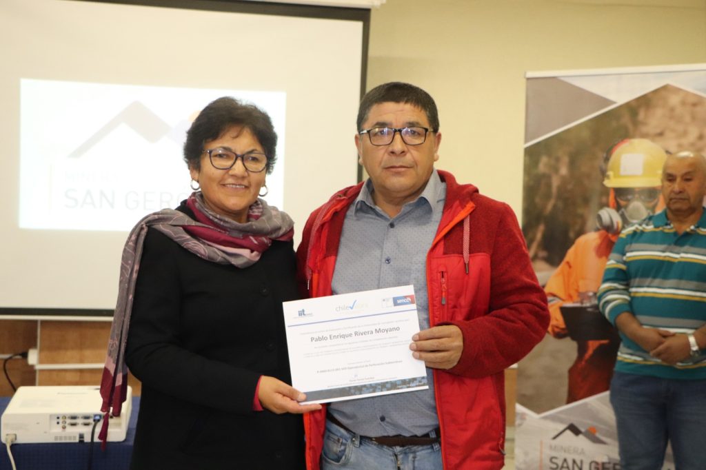 Trabajadores de Minera San Gerónimo culminaron exitosamente proceso de certificación en la Región de Coquimbo