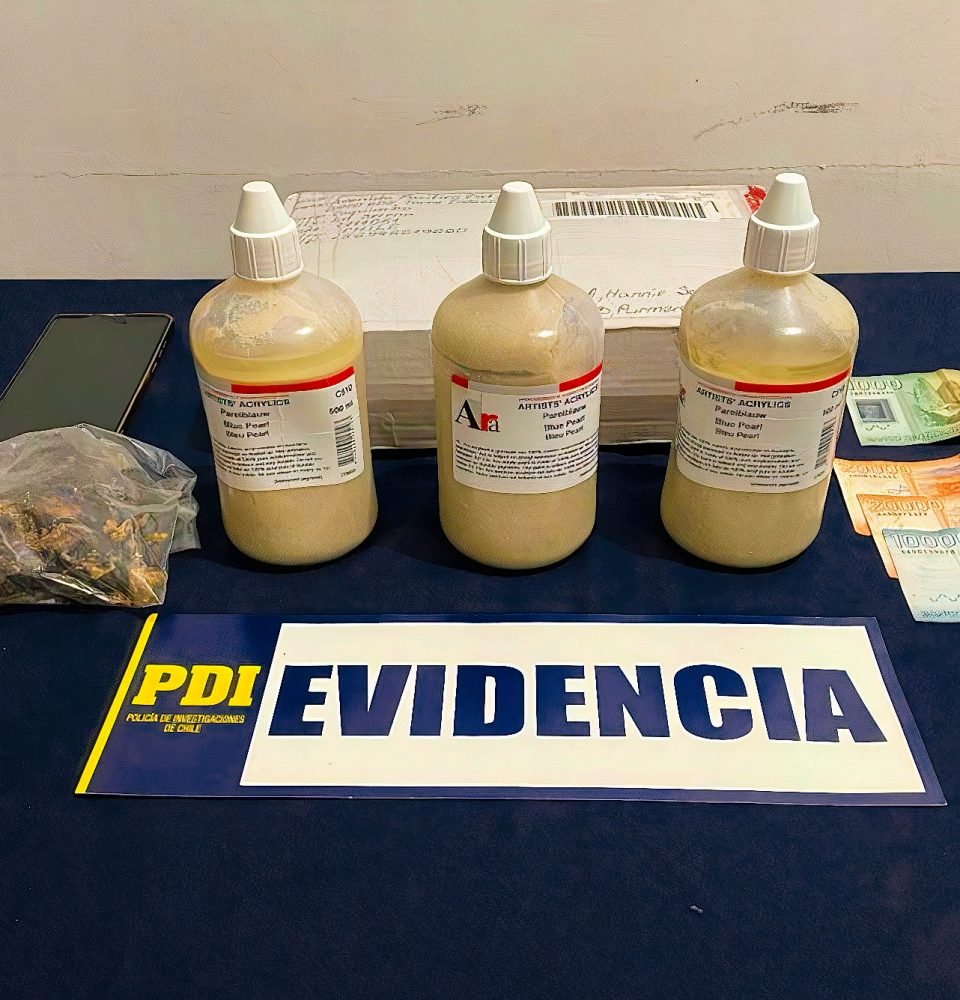 PDI detiene a receptor de encomienda con casi 2 kilos de “Éxtasis” en La Serena