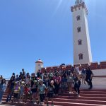 Niñas y niños del Programa “4 a 7” de Vicuña visitan lugares icónicos de La Serena