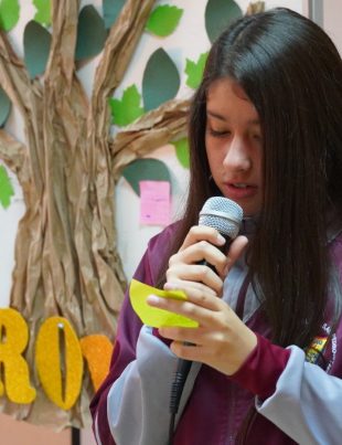 Colegio Caleta San Pedro fue sede regional de la jornada “Presentes contra la Violencia”