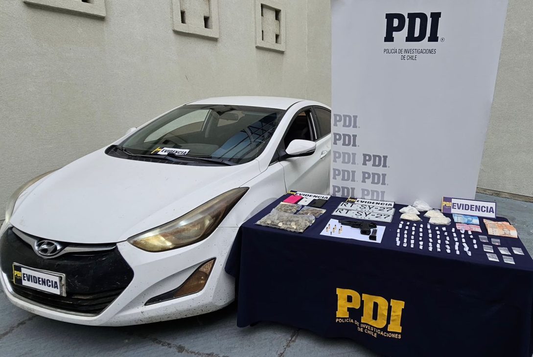 PDI desarticula banda criminal vinculada a delitos violentos y tráfico de drogas sintéticas en Andacollo