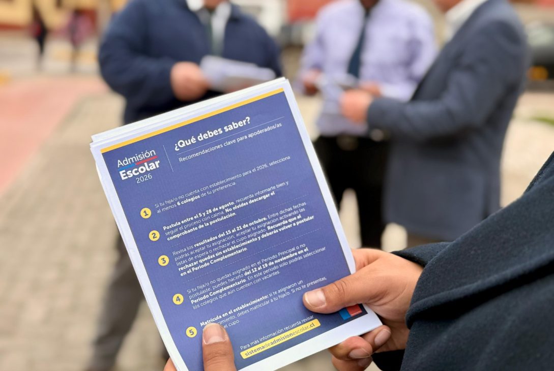 Últimos días para postular al Sistema de Admisión Escolar plazo vence este 28 de agosto
