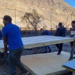 A menos de una semana del incendio, llegan las casas de emergencia a Paihuano