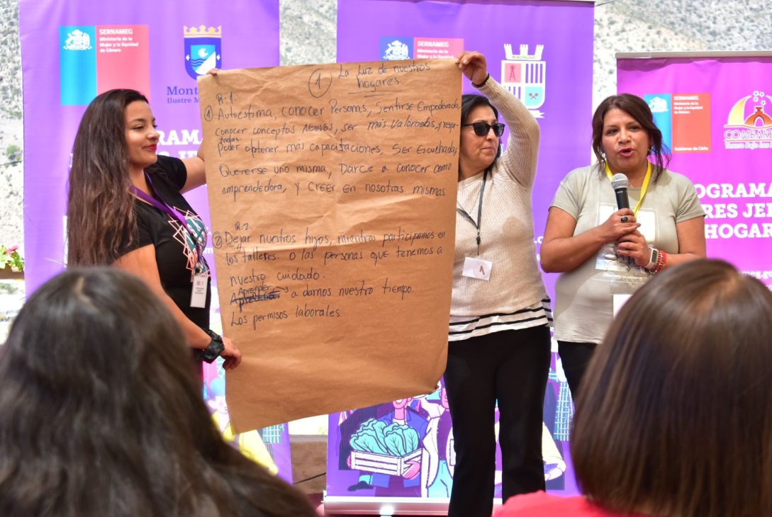 Encuentro provincial de Limarí refuerza el compromiso con la autonomía económica de las mujeres