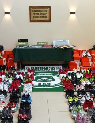 Carabineros desarticula red internacional