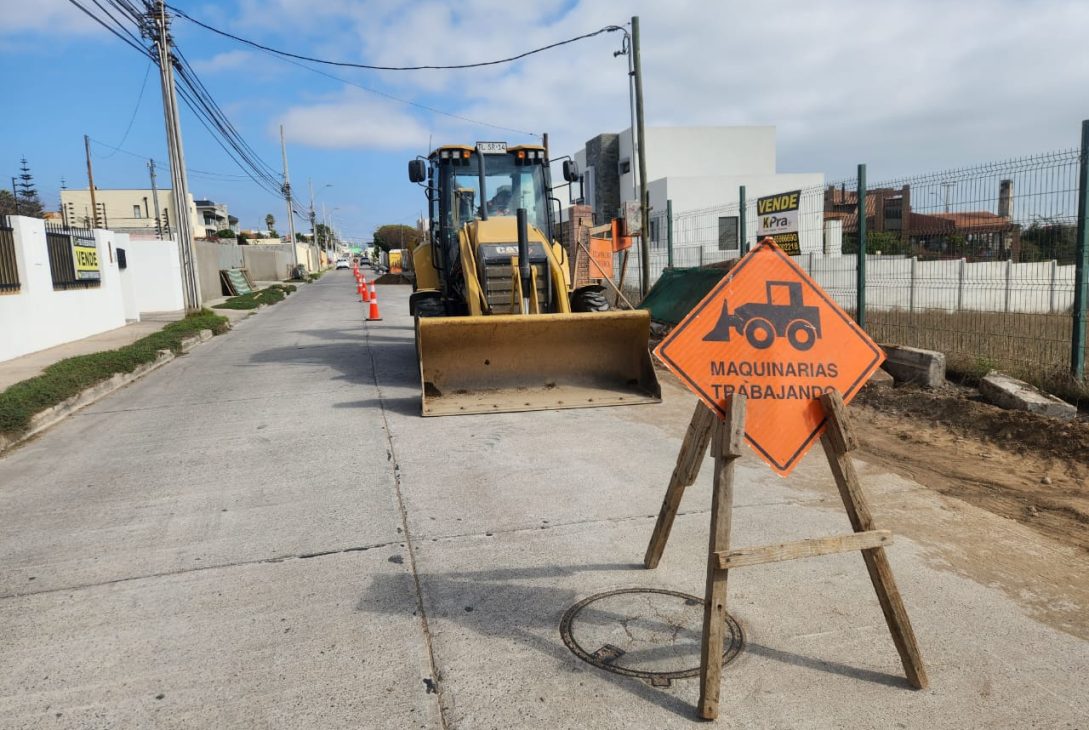 Más de un 50% de avance presentan las obras de ampliación de redes de Aguas del Valle en Coquimbo