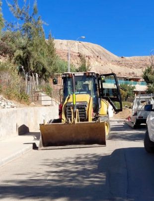 Más de un 25% de avance presentan las obras de renovación de Aguas del Valle, en calle Guacolda de Andacollo