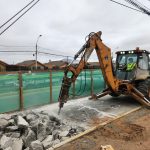 Más de un 20% de avance presenta la renovación de colectores de Aguas del Valle en calle Waldo Alcalde de Coquimbo