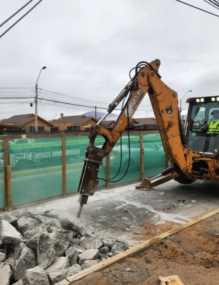 Más de un 20% de avance presenta la renovación de colectores de Aguas del Valle en calle Waldo Alcalde de Coquimbo