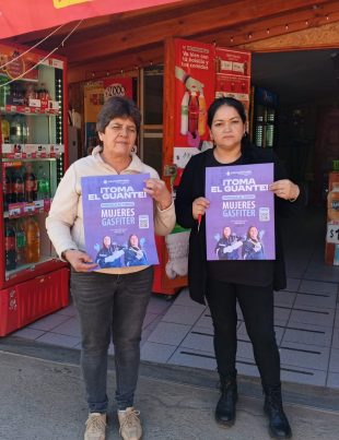 Vecinas participan en sesiones de postulación en línea para programa Mujeres Gásfiter de Aguas del Valle