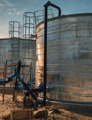 Aguas del Valle invierte cerca de $ 300 millones en la construcción de un nuevo estanque de agua potable en Andacollo