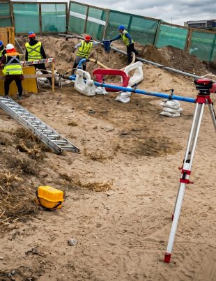 Un 20 % de avance suma la renovación de colectores de Aguas del Valle en paso bajo nivel de la Ruta 5 en Coquimbo