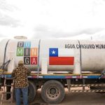 Dominga distribuye más de 200 mil litros de agua potable en la región para apoyar a las familias afectadas por el temporal