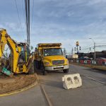 Renovación de colectores de Aguas del Valle en calle Waldo Alcalde de Coquimbo supera el 45% de avance