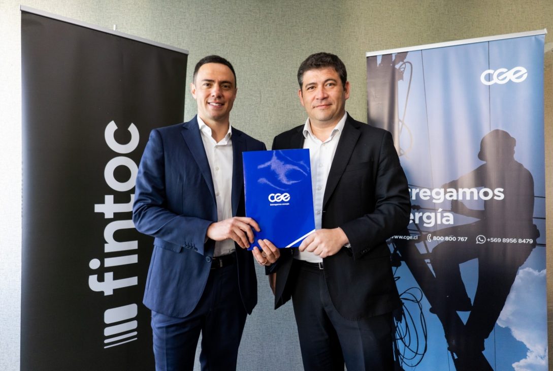 CGE y Fintoc firman acuerdo para extender servicio al pago de las cuentas de luz para más de 3,4 millones de clientes de la distribuidora