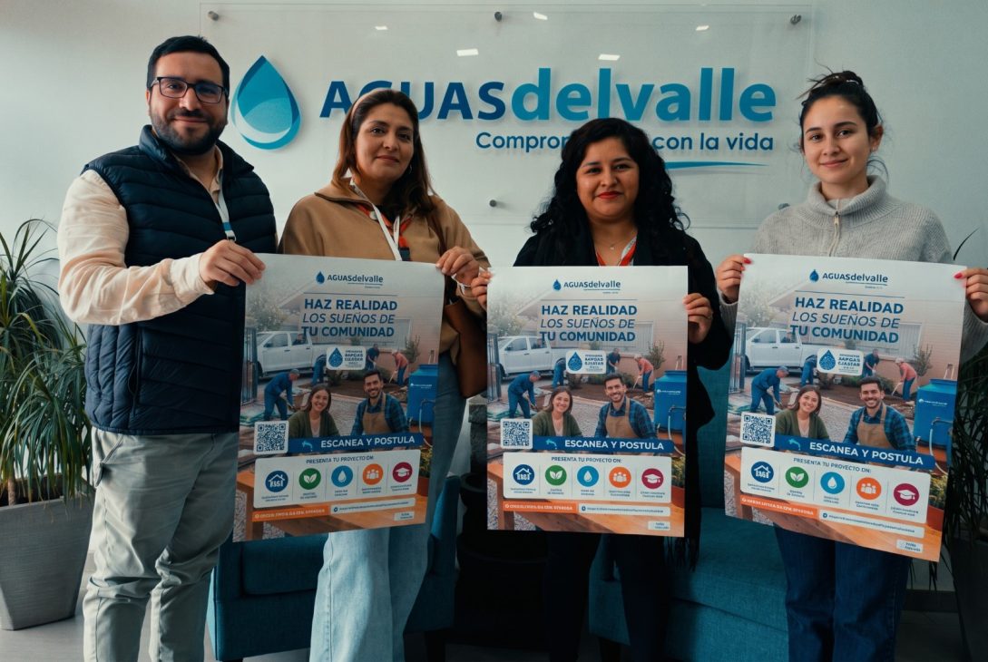 Últimos días para postular al Fondo Concursable Contigo en Cada Gota de Aguas del Valle