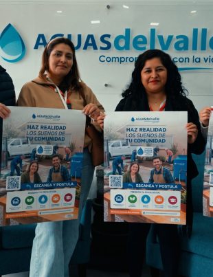 Últimos días para postular al Fondo Concursable Contigo en Cada Gota de Aguas del Valle