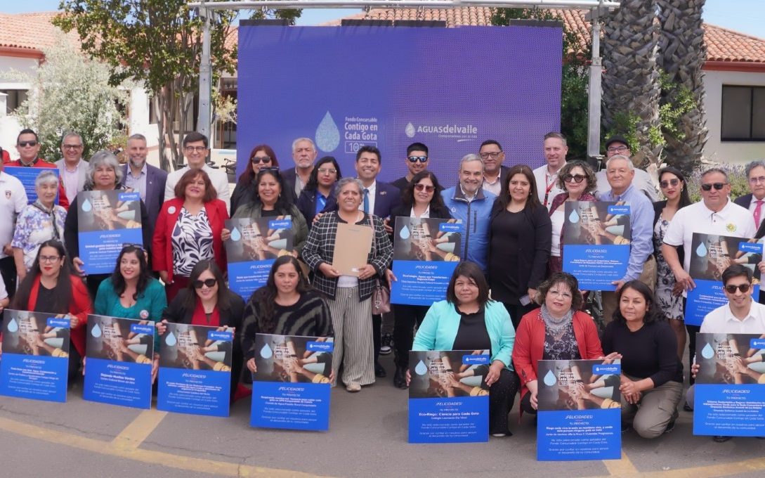 Aguas del Valle reconoce a organizaciones ganadoras de la décima edición del fondo “Contigo en Cada Gota”